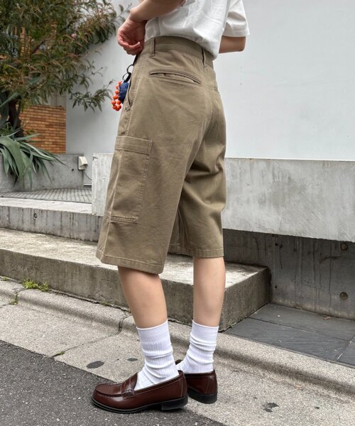 CIAOPANIC TYPY（チャオパニックティピー）の「【UNISEX】ハーフスタッズカーゴパンツ（カーゴパンツ・レディース・ベージュ/ホワイト/ブラック・MEDIUM/LARGE）」の19枚目の写真