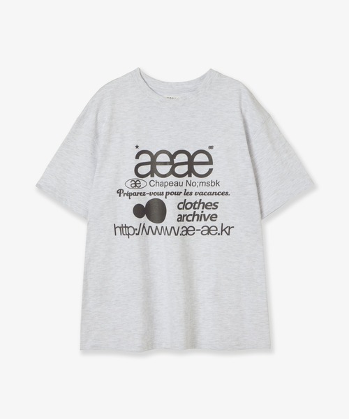 Tシャツ・カットソー AEAE WEB LOGO CROP TSHIRTS MELANGE GREYCAMO AE45SWTS002MGC WEB LOGO CROP T-SHIRTS [MELANGE GREY/CAMO] – aeae JAPAN