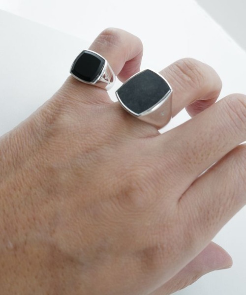 【TOM WOOD】☆お洒落リング☆ Gate Square Black Onyx セール】【TOMWOOD(トムウッド)】Cushion Black Onyx(M