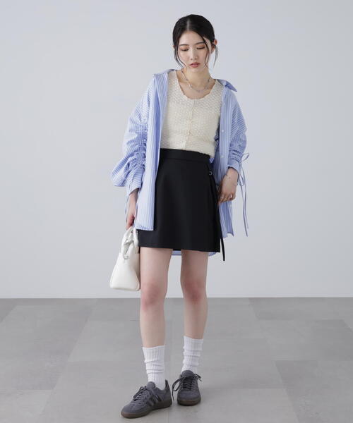 FREE'S MART（フリーズマート）の「メローノースリカットソー（タンクトップ・レディース・ブルー/ブラック/ホワイト・FREE）」の18枚目の写真