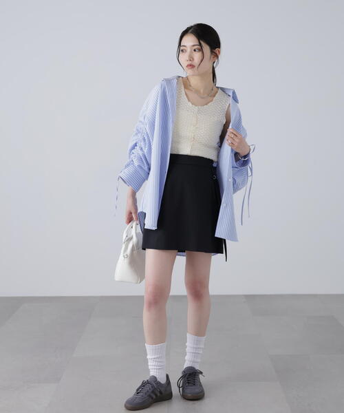 FREE'S MART（フリーズマート）の「メローノースリカットソー（タンクトップ・レディース・ブルー/ブラック/ホワイト・FREE）」の19枚目の写真