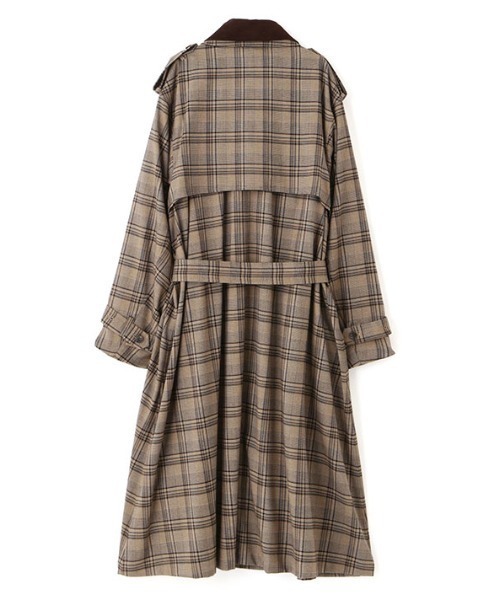 フードストールロングトレンチコート（トレンチコート）｜ETRE TOKYO