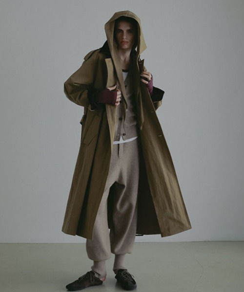 【専用】ETRETOKYO フードストールロングトレンチコート フードストールロングトレンチコート（トレンチコート）｜ETRE TOKYO