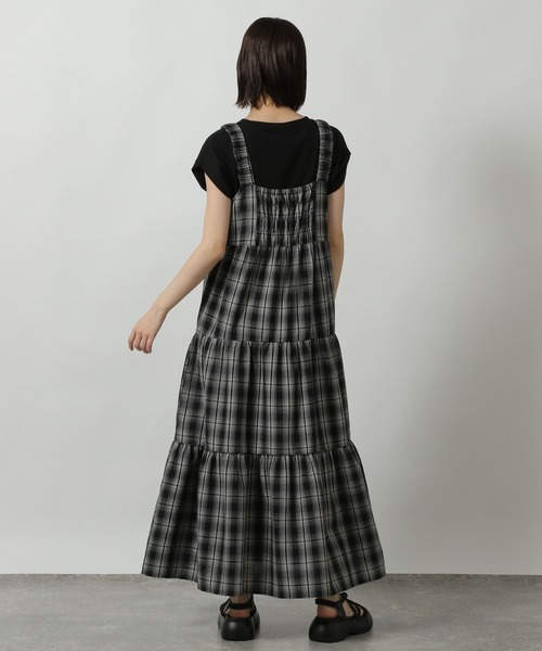 LAKOLE（ラコレ）の「オンブレチェックワンピース / 494989（ワンピース・レディース・ブラウン/ブラック・FREE）」の16枚目の写真