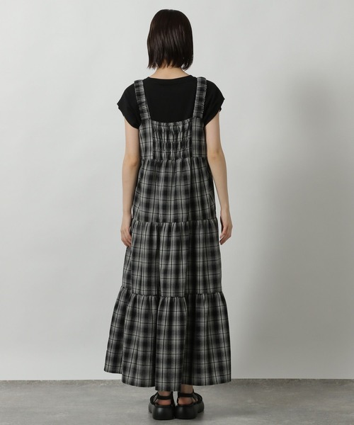 LAKOLE（ラコレ）の「オンブレチェックワンピース / 494989（ワンピース・レディース・ブラウン/ブラック・FREE）」の21枚目の写真