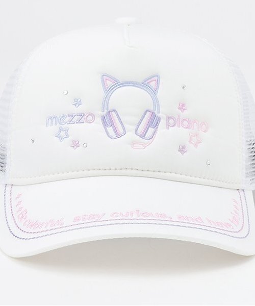 セール】ロゴ刺しゅう メッシュキャップ（キャップ）｜mezzo