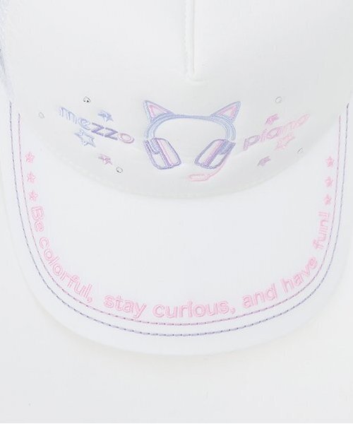 セール】ロゴ刺しゅう メッシュキャップ（キャップ）｜mezzo