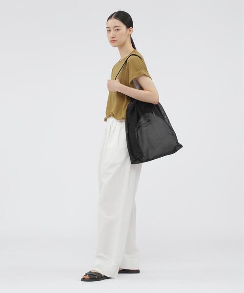 MARGARET HOWELL(マーガレットハウエル)の「LINEN JERSEY TOP(Tシャツ/カットソー・レディース・イエロー系その他3/ブラック・2)」の11枚目の写真