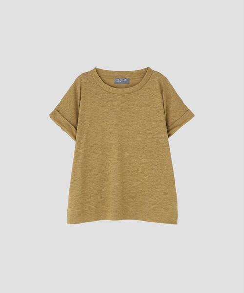 MARGARET HOWELL(マーガレットハウエル)の「LINEN JERSEY TOP(Tシャツ/カットソー・レディース・イエロー系その他3/ブラック・2)」の13枚目の写真