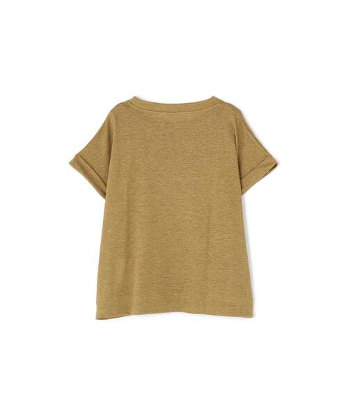 MARGARET HOWELL(マーガレットハウエル)の「LINEN JERSEY TOP(Tシャツ/カットソー・レディース・イエロー系その他3/ブラック・2)」の14枚目の写真