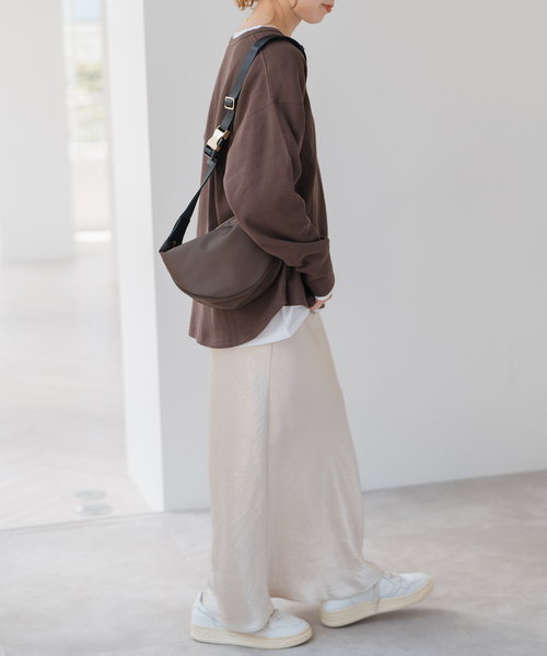 Spick & Span（スピックアンドスパン）の「《WEB限定 / 追加》VIOLAd’ORO / ヴィオラドーロ BIANCAナイロンショルダー（ショルダーバッグ・レディース・ブラウン/ブラック・FREE）」の21枚目の写真