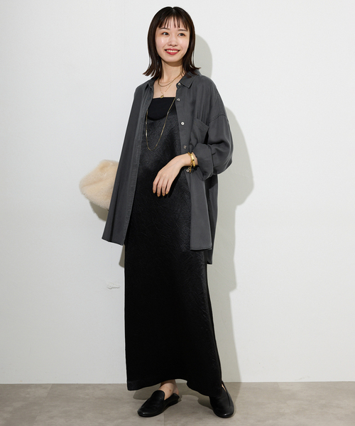 SLOBEIENA 製品染めシャツ SLOBE IENA（スローブイエナ）の「製品染めシャツ（シャツ