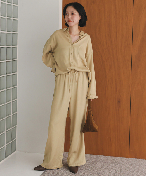 セットアップ対応可》製品染めシャツ（シャツ/ブラウス）｜SLOBE IENA