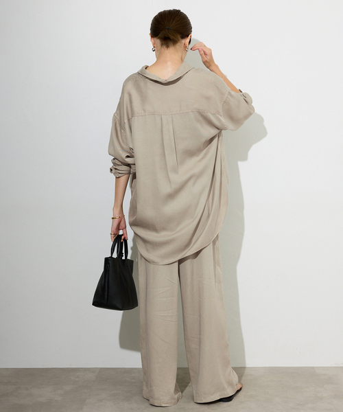 ⭐︎人気アイテム⭐︎slobeiena 製品染めシャツ SLOBE IENA｜《セットアップ対応可》製品染めシャツ | Rakuten