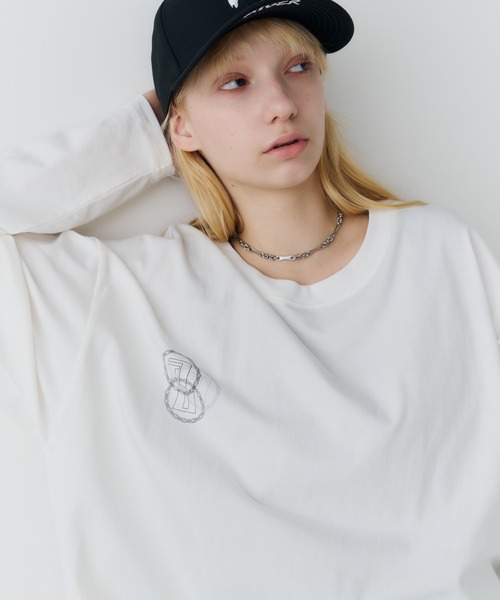 AIVER（アイバー）の「AIVER　エラープリントL/S TEE（Tシャツ/カットソー・メンズ・ブラック/ホワイト/チャコールグレー・LARGE/MEDIUM/SMALL）」の20枚目の写真