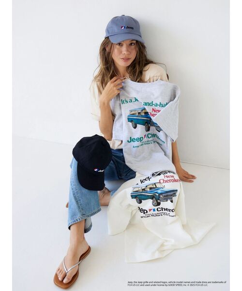 Ungrid（アングリッド）の「Jeepロゴキャップ（キャップ・レディース・ブルー/ブラック・FREE）」の7枚目の写真