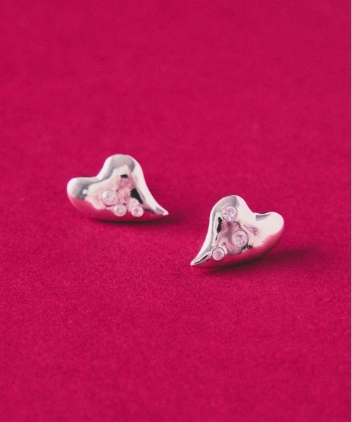 LAPUIS(ラピュイ)の「LAPUIS(ラピュイ) Garden Heart pierced earrings(ピアス(両耳用)・レディース・シルバー/ゴールド・FREE)」の14枚目の写真