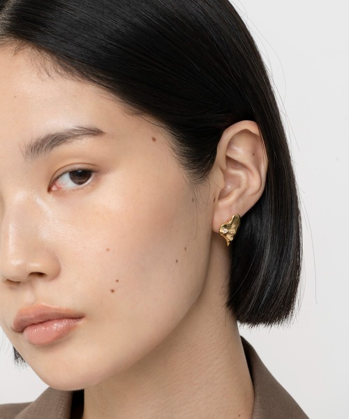 LAPUIS(ラピュイ)の「LAPUIS(ラピュイ) Garden Heart pierced earrings(ピアス(両耳用)・レディース・シルバー/ゴールド・FREE)」の18枚目の写真