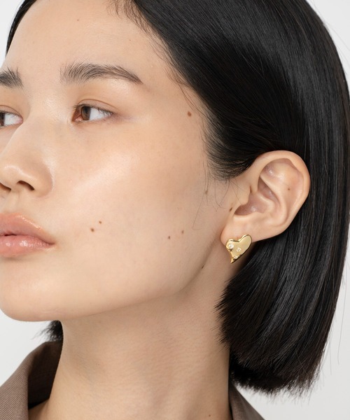 LAPUIS(ラピュイ)の「LAPUIS(ラピュイ) Garden Heart pierced earrings(ピアス(両耳用)・レディース・シルバー/ゴールド・FREE)」の19枚目の写真