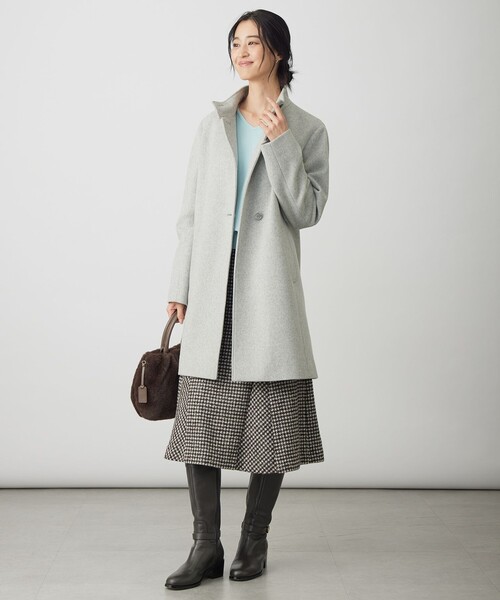 J.PRESS Ladies（J.プレス レディス）の「【人気のため新色追加】PRINCE Vネック ニット（ニット/セーター・レディース・イエロー系/ブラック系/ダルブルー系/ピンク系/ライトグレー系/ベージュ系/ピンク系2/ライトグリーン/ふじ色系・SMALL）」の18枚目の写真