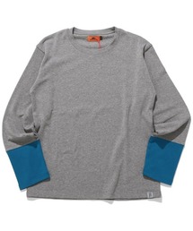 KRIFF MAYER Kid's Collection | 【裏微起毛･伸縮性･ストレッチ】のびふわ袖切替Tシャツ(Tシャツ/カットソー)