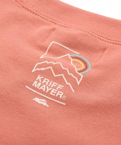 KRIFF MAYER Kid's Collection（クリフメイヤーキッズコレクション）の「【裏微起毛･伸縮性･ストレッチ】のびふわ袖切替Tシャツ（Tシャツ/カットソー・キッズ・ピンク/ライトグリーン/チャコール/グレー/ブルー・120/130/140/150/160/170）」の16枚目の写真