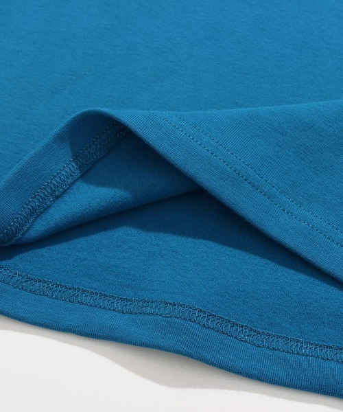 KRIFF MAYER Kid's Collection（クリフメイヤーキッズコレクション）の「【裏微起毛･伸縮性･ストレッチ】のびふわ袖切替Tシャツ（Tシャツ/カットソー・キッズ・ピンク/ライトグリーン/チャコール/グレー/ブルー・120/130/140/150/160/170）」の17枚目の写真