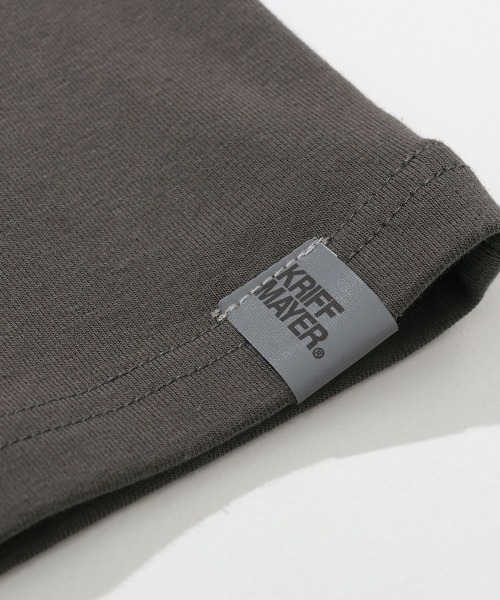 KRIFF MAYER Kid's Collection（クリフメイヤーキッズコレクション）の「【裏微起毛･伸縮性･ストレッチ】のびふわ袖切替Tシャツ（Tシャツ/カットソー・キッズ・ピンク/ライトグリーン/チャコール/グレー/ブルー・120/130/140/150/160/170）」の18枚目の写真