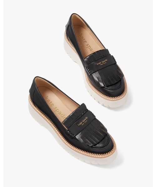 kate spade new york（ケイトスペード ニューヨーク）の「キャディ ローファー（ローファー・レディース・ブラック・6.5/5.5）」の2枚目の写真