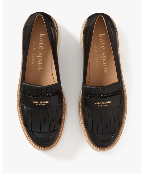 kate spade new york（ケイトスペード ニューヨーク）の「キャディ ローファー（ローファー・レディース・ブラック・6.5/5.5）」の3枚目の写真