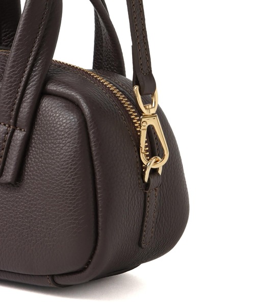 CHRISTIAN VILLA（クリスチャンヴィラ）の「CHRISTIAN VILLA / mini boston bag(ミニボストンバッグ 6355)（ショルダーバッグ・レディース・ブラウン/ブラック・FREE）」の8枚目の写真