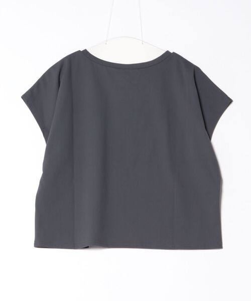 coca(coca)(コカ)の「シルキータッチハーフスリーブ ドルマンTシャツ(Tシャツ/カットソー・レディース・チャコール/ライトピンク/ブラック/ホワイト・L/M/S)」の5枚目の写真