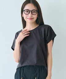 シルキータッチハーフスリーブ ドルマンTシャツ