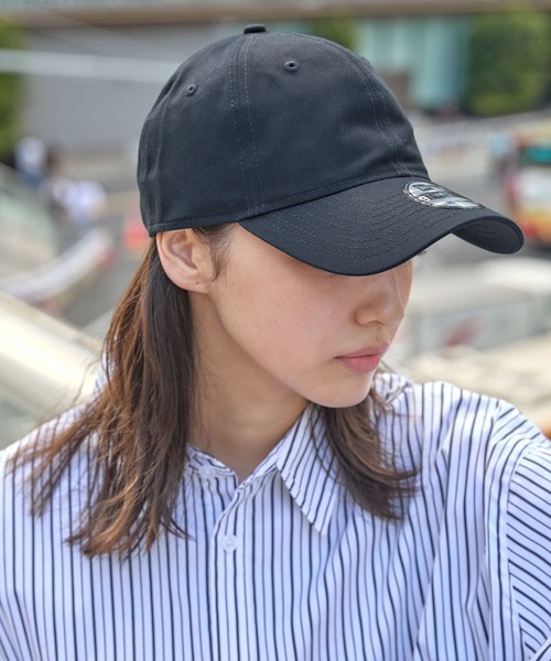 NEW ERA（ニューエラ）の「NEW ERA / ニューエラ 9TWENTY BLANK CAP /ブランク コットンキャップ（キャップ・レディース・ネイビー/ブラック/ストーン/チャコールグレー・FREE）」の4枚目の写真