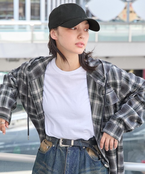 NEW ERA（ニューエラ）の「NEW ERA / ニューエラ 9TWENTY BLANK CAP /ブランク コットンキャップ（キャップ・レディース・ネイビー/ブラック/ストーン/チャコールグレー・FREE）」の5枚目の写真