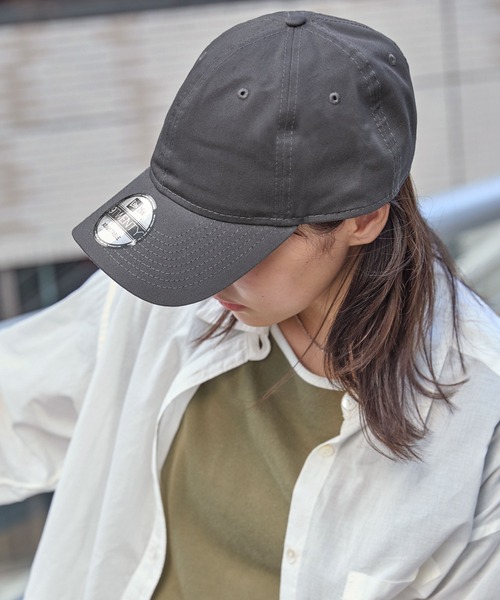 NEW ERA（ニューエラ）の「NEW ERA / ニューエラ 9TWENTY BLANK CAP /ブランク コットンキャップ（キャップ・レディース・ネイビー/ブラック/ストーン/チャコールグレー・FREE）」の12枚目の写真