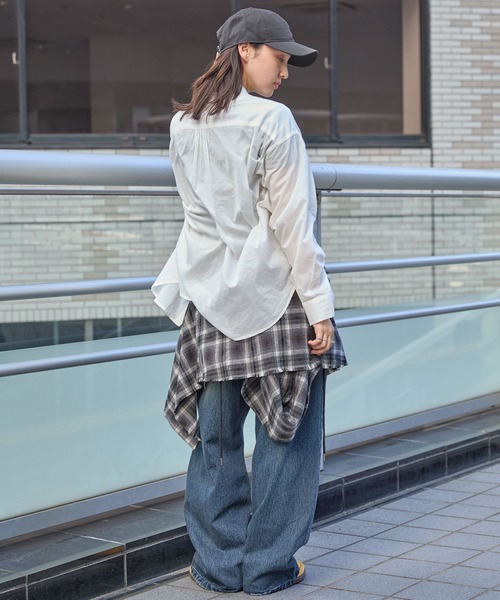 NEW ERA（ニューエラ）の「NEW ERA / ニューエラ 9TWENTY BLANK CAP /ブランク コットンキャップ（キャップ・レディース・ネイビー/ブラック/ストーン/チャコールグレー・FREE）」の18枚目の写真