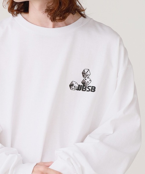 WBSB(ダブルビーエスビー)の「WBSB/ダブルビーエスビー DGG L/S TEE Tシャツ メンズ 秋物 秋服 2026年秋冬(Tシャツ/カットソー・メンズ・ブラック/ホワイト・XL/M/L)」の1枚目の写真