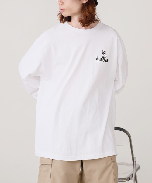 WBSB(ダブルビーエスビー)の「WBSB/ダブルビーエスビー DGG L/S TEE Tシャツ メンズ 秋物 秋服 2026年秋冬(Tシャツ/カットソー・メンズ・ブラック/ホワイト・XL/M/L)」の5枚目の写真