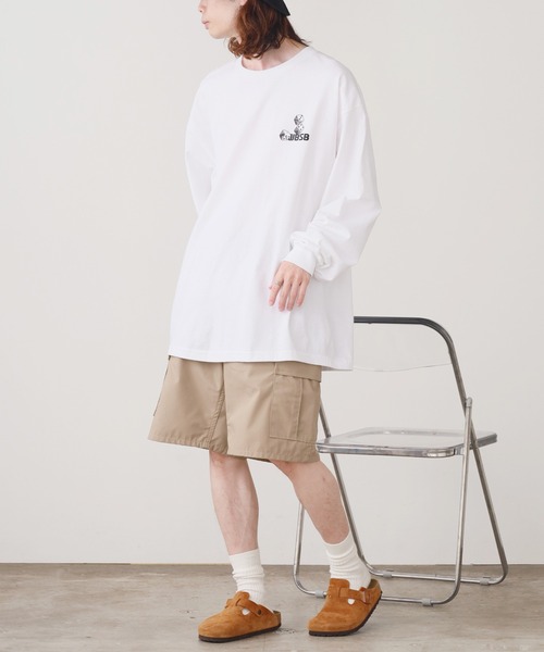 WBSB(ダブルビーエスビー)の「WBSB/ダブルビーエスビー DGG L/S TEE Tシャツ メンズ 秋物 秋服 2026年秋冬(Tシャツ/カットソー・メンズ・ブラック/ホワイト・XL/M/L)」の8枚目の写真
