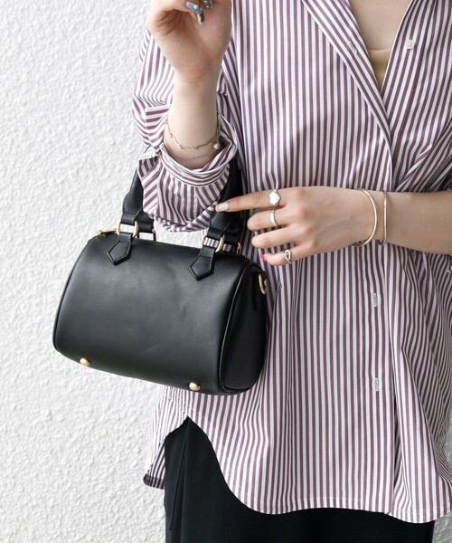 VELETTO（ベレット）の「VELETTO: 2WAY ショルダー ミニ ボストン バッグ（ボストンバッグ・レディース・キャメル/ブラック・ONE SIZE）」の9枚目の写真