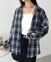 CLEA | ルーズシルエットチェックネルシャツ(シャツ/ブラウス)