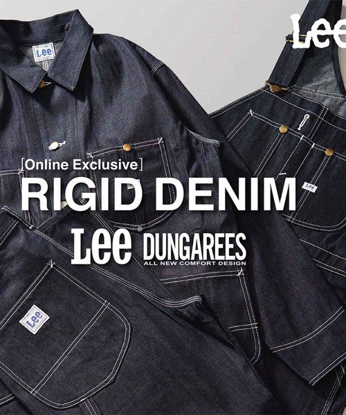 Lee/リー【リジッド/生デニム】DUNGAREES オーバーオールパンツ