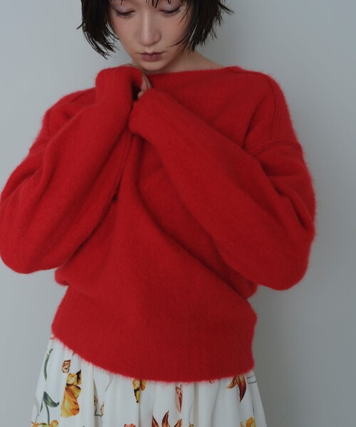 EMMEL REFINES＞EM FOX/W/CA ニットプルオーバー（ニット/セーター