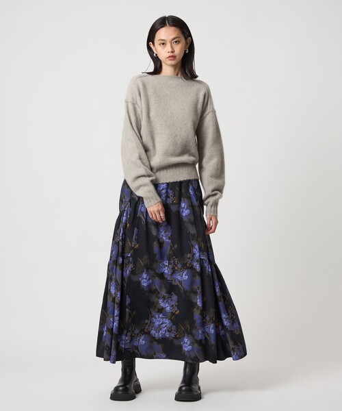 EMMEL REFINES（エメルリファインズ）の「＜EMMEL REFINES＞EM FOX/W/CA ニットプルオーバー（ニット/セーター・レディース・レッド/ライトグレー/パープル・FREE）」の15枚目の写真