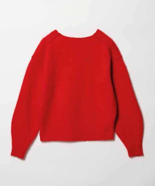 EMMEL REFINES（エメルリファインズ）の「＜EMMEL REFINES＞EM FOX/W/CA ニットプルオーバー（ニット/セーター・レディース・レッド/ライトグレー/パープル・FREE）」の16枚目の写真