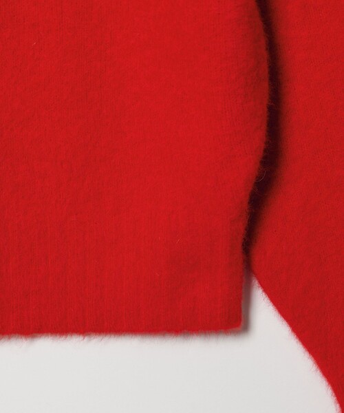 EMMEL REFINES（エメルリファインズ）の「＜EMMEL REFINES＞EM FOX/W/CA ニットプルオーバー（ニット/セーター・レディース・レッド/ライトグレー/パープル・FREE）」の8枚目の写真