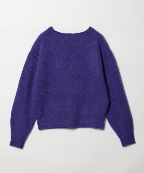 EMMEL REFINES（エメルリファインズ）の「＜EMMEL REFINES＞EM FOX/W/CA ニットプルオーバー（ニット/セーター・レディース・レッド/ライトグレー/パープル・FREE）」の5枚目の写真