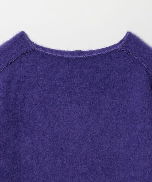 EMMEL REFINES（エメルリファインズ）の「＜EMMEL REFINES＞EM FOX/W/CA ニットプルオーバー（ニット/セーター・レディース・レッド/ライトグレー/パープル・FREE）」の6枚目の写真