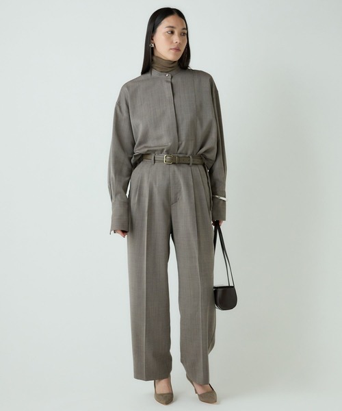 Chaos(カオス)の「Chaos(カオス)/オルトパンツ 【セットアップ可】(スラックス・レディース・ブラウン/チャコールグレー・38/36)」の15枚目の写真